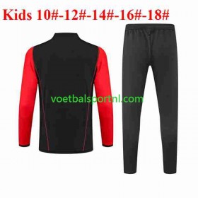 AS Roma Kind Zwart Trainings Sweatshirt Pak 2023-24